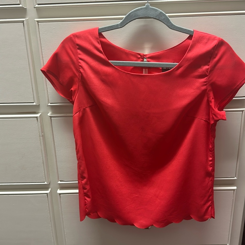 Red blouse